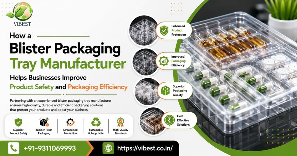 How a Blister Packaging Tray Manufacturer Helps Businesses Improve Product Safety and Packaging Efficiency